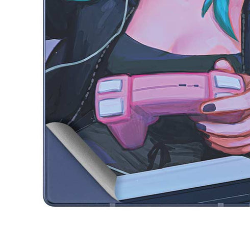 Anime Catgirl Gamer Nerd by Ivy Dolamore Galaxy Z Fold6 Skin