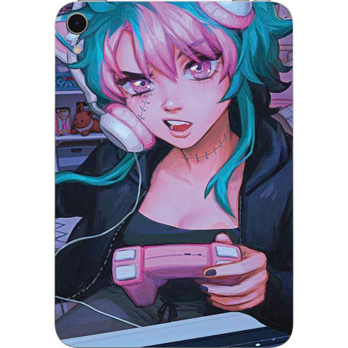 Anime Catgirl Gamer Nerd by Ivy Dolamore Apple iPad Mini Skin