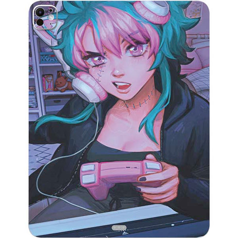 Anime Catgirl Gamer Nerd by Ivy Dolamore iPad Pro 13in M4 (2024) Skin