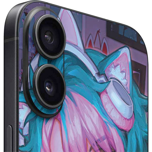Anime Catgirl Gamer Nerd by Ivy Dolamore iPhone 16 Plus Skin