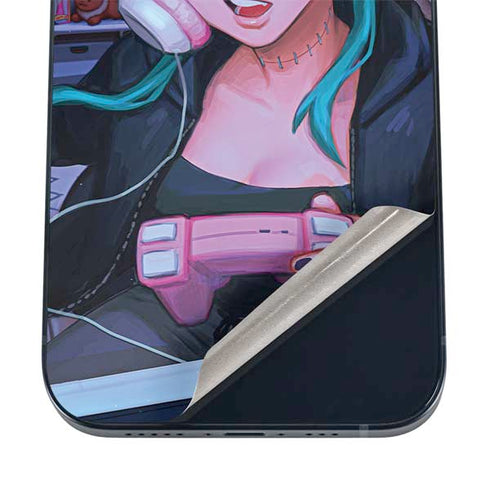 Anime Catgirl Gamer Nerd by Ivy Dolamore iPhone 16 Skin