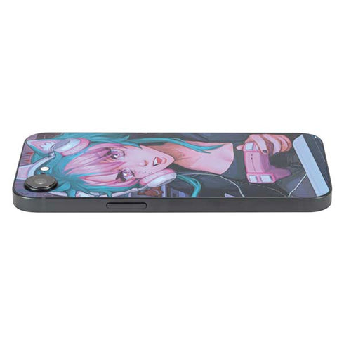 Anime Catgirl Gamer Nerd by Ivy Dolamore iPhone 16e Skin