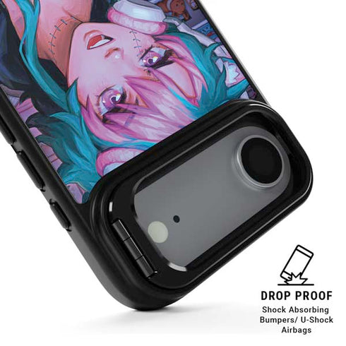 Anime Catgirl Gamer Nerd by Ivy Dolamore iPhone 17 Air Kickstand Case