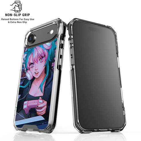 Anime Catgirl Gamer Nerd by Ivy Dolamore iPhone 17 Air MagSafe Case
