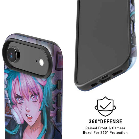 Anime Catgirl Gamer Nerd by Ivy Dolamore iPhone 17 Air Magsafe Impact Case