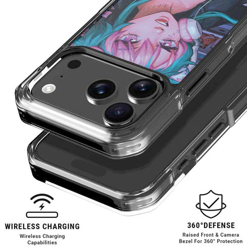Anime Catgirl Gamer Nerd by Ivy Dolamore iPhone 17 Pro Clear Case