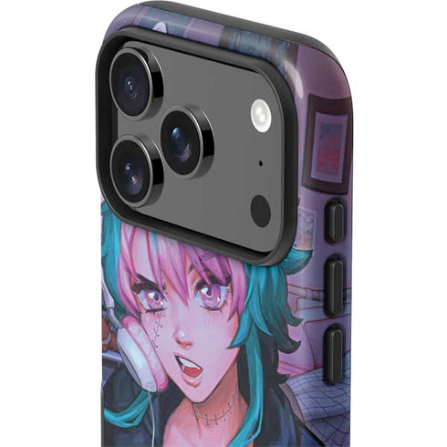 Anime Catgirl Gamer Nerd by Ivy Dolamore iPhone 17 Pro Max Impact Case
