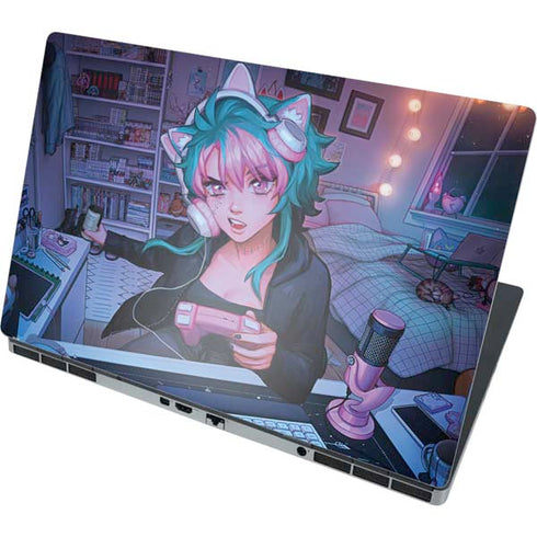 Anime Catgirl Gamer Nerd by Ivy Dolamore Dell Precision Skin
