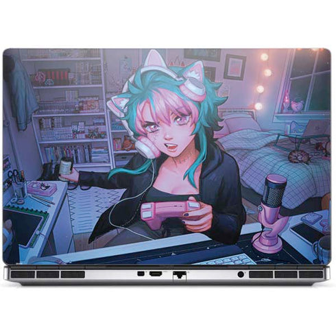 Anime Catgirl Gamer Nerd by Ivy Dolamore Dell Precision Skin