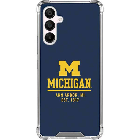 University of Michigan Ann Arbor Est 1817 Galaxy A16 5G Clear Case