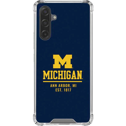 University of Michigan Ann Arbor Est 1817 Galaxy A17 Clear Case