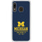 University of Michigan Ann Arbor Est 1817 Galaxy A20 Clear Case