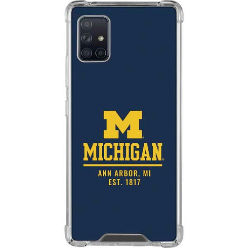 University of Michigan Ann Arbor Est 1817 Galaxy A51 5G Clear Case