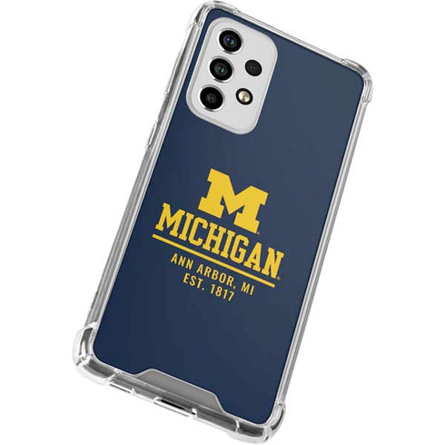 University of Michigan Ann Arbor Est 1817 Galaxy A53 5G Clear Case