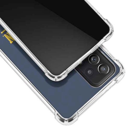 University of Michigan Ann Arbor Est 1817 Galaxy A72 5G Clear Case