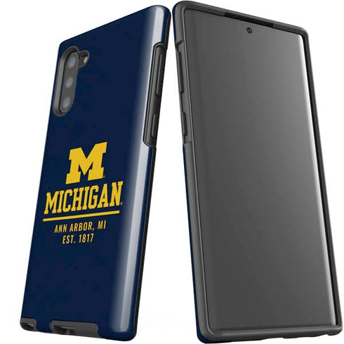 University of Michigan Ann Arbor Est 1817 Galaxy Note 10 Pro Case