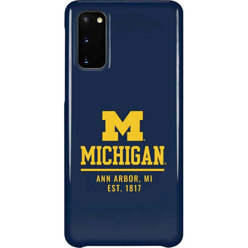 University of Michigan Ann Arbor Est 1817 Galaxy S20 Lite Case