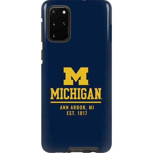 University of Michigan Ann Arbor Est 1817 Galaxy S20 Plus Pro Case
