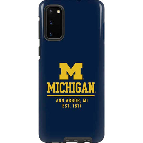 University of Michigan Ann Arbor Est 1817 Galaxy S20 Pro Case