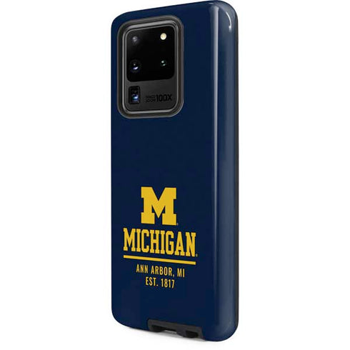 University of Michigan Ann Arbor Est 1817 Galaxy S20 Ultra 5G Pro Case