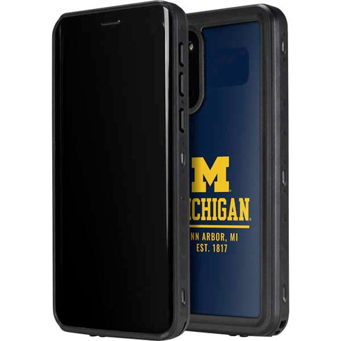 University of Michigan Ann Arbor Est 1817 Galaxy S20 Waterproof Case