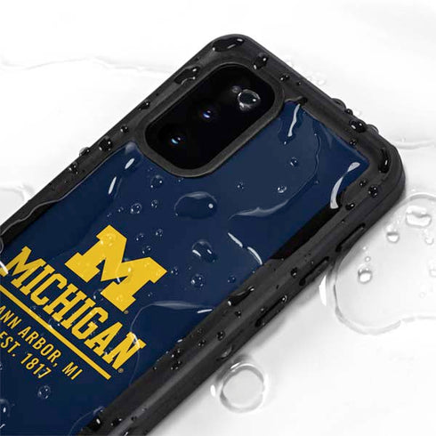 University of Michigan Ann Arbor Est 1817 Galaxy S20 Waterproof Case