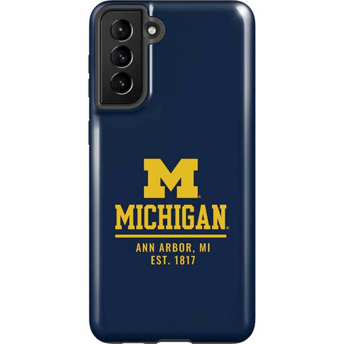 University of Michigan Ann Arbor Est 1817 Galaxy S21 Plus 5G Pro Case