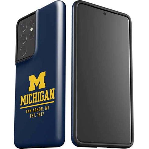 University of Michigan Ann Arbor Est 1817 Galaxy S21 Ultra 5G Pro Case