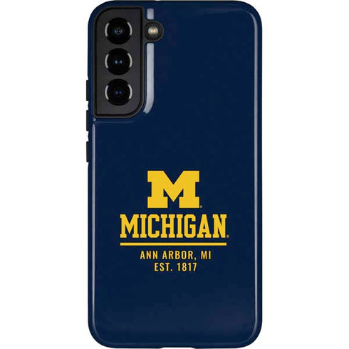 University of Michigan Ann Arbor Est 1817 Galaxy S22 Plus Pro Case