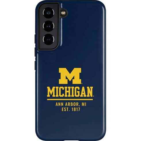 University of Michigan Ann Arbor Est 1817 Galaxy S22 Pro Case