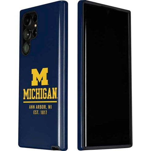 University of Michigan Ann Arbor Est 1817 Galaxy S22 Ultra Pro Case