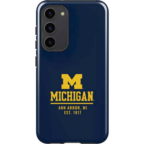 University of Michigan Ann Arbor Est 1817 Galaxy S23 Plus Pro Case