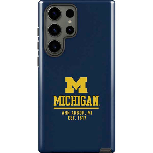 University of Michigan Ann Arbor Est 1817 Galaxy S23 Ultra Pro Case