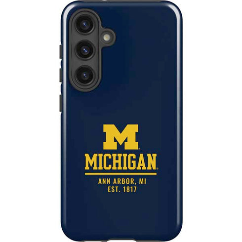 University of Michigan Ann Arbor Est 1817 Galaxy S25 Impact Case