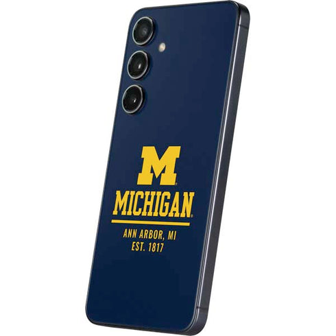 University of Michigan Ann Arbor Est 1817 Galaxy S25 Plus Skin
