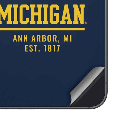 University of Michigan Ann Arbor Est 1817 Galaxy S25 Plus Skin