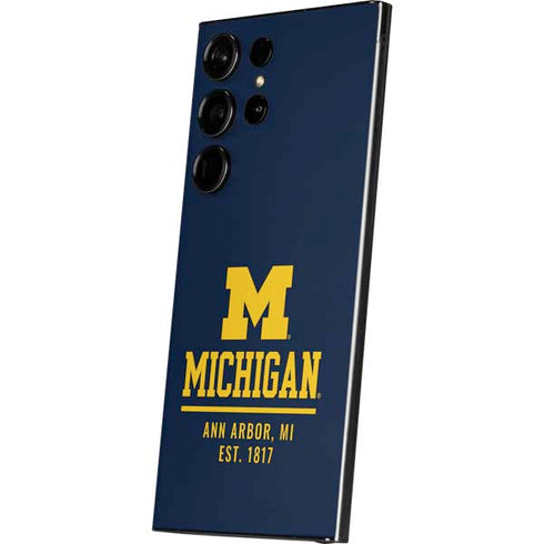 University of Michigan Ann Arbor Est 1817 Galaxy S25 Ultra Skin