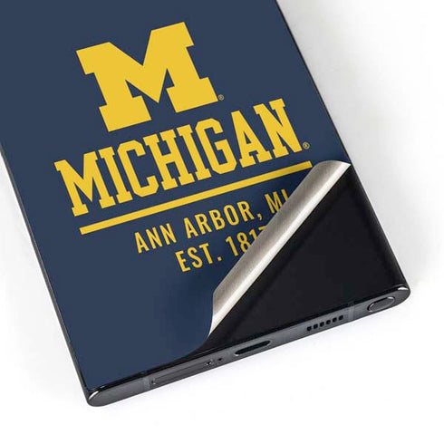 University of Michigan Ann Arbor Est 1817 Galaxy S24 Ultra Skin