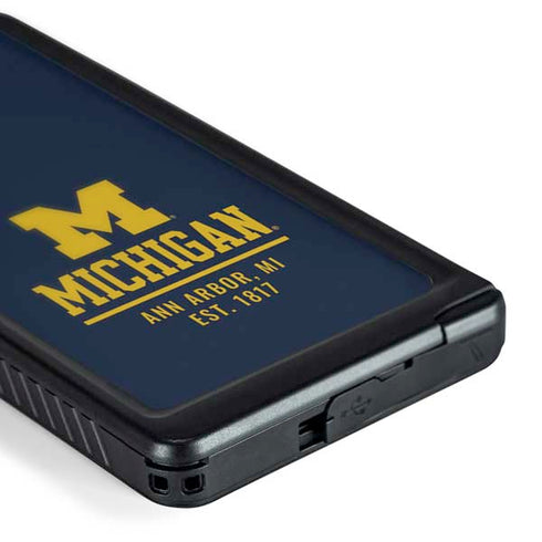University of Michigan Ann Arbor Est 1817 Galaxy S24 Ultra Waterproof Case