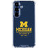 University of Michigan Ann Arbor Est 1817 Galaxy S25 Clear Case
