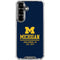 University of Michigan Ann Arbor Est 1817 Galaxy S26 Clear Case