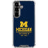 University of Michigan Ann Arbor Est 1817 Galaxy S26 Clear Case