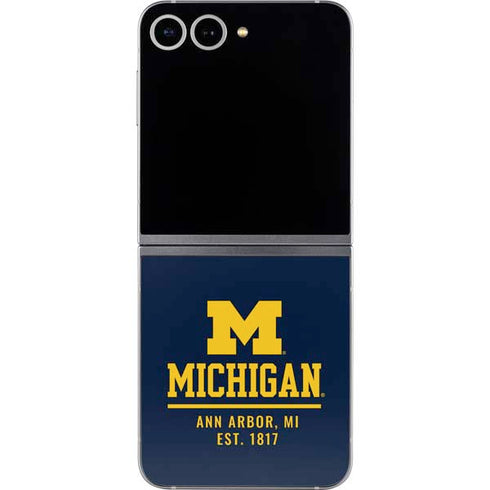 University of Michigan Ann Arbor Est 1817 Galaxy Z Flip6 Skin