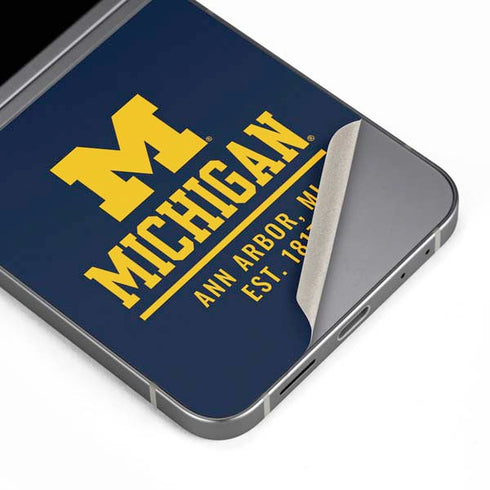 University of Michigan Ann Arbor Est 1817 Galaxy Z Flip6 Skin
