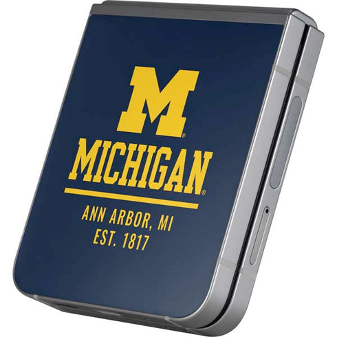 University of Michigan Ann Arbor Est 1817 Galaxy Z Flip6 Skin