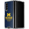 University of Michigan Ann Arbor Est 1817 Galaxy Z Fold4 5G Clear Case