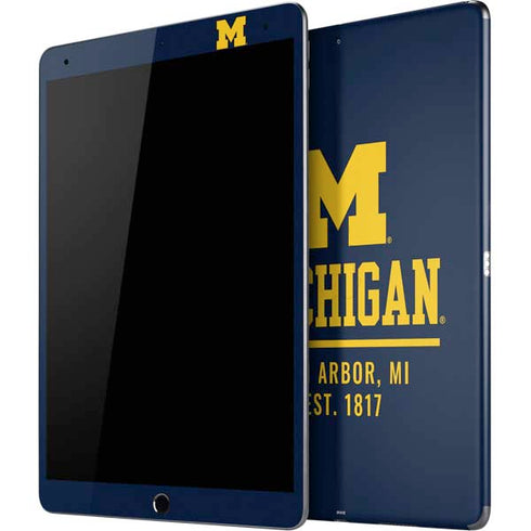 University of Michigan Ann Arbor Est 1817 iPad Skins