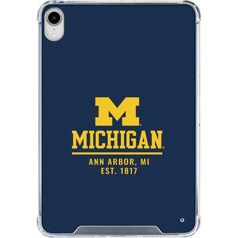 University of Michigan Ann Arbor Est 1817 iPad 11th Gen (2025) Clear Case