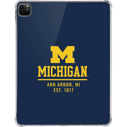 University of Michigan Ann Arbor Est 1817 iPad Pro 11in (2024) Clear Case