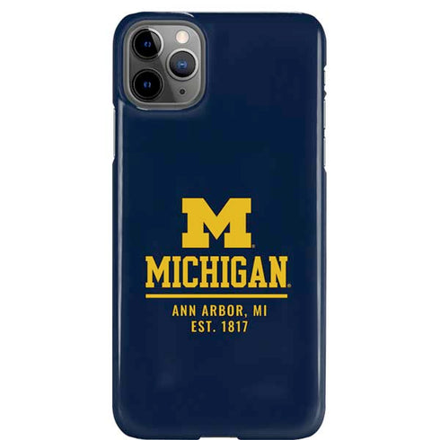University of Michigan Ann Arbor Est 1817 iPhone 11 Pro Max Lite Case